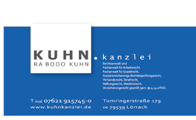 Kanzlei Corsentino 5 Anwaltskanzlei KUHN.kanzlei | RA BODO KUHN | FA Arbeitsrecht. Sozialrecht.