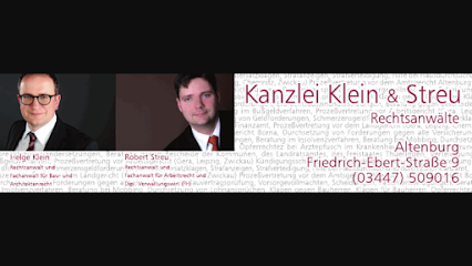 Rechtsanwalt KANZLEI KLEIN & STREU Altenburg Rechtsanwälte & Fachanwälte - Rechtsanwalt Anwalt Fachanwalt