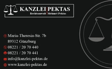 Rechtsanwalt Kanzlei Pektas