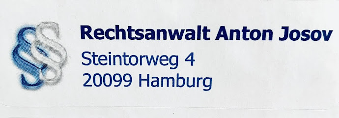 Rechtsanwalt Anton Josov 1 Rechtsanwalt Rechtsanwalt Anton Josov