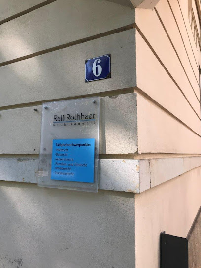 Rechtsanwalt Ralf Rothhaar 1 Rechtsanwalt Rechtsanwalt Ralf Rothhaar