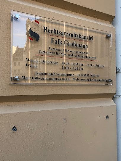 Rechtsanwaltskanzlei Falk Großmann 1 Rechtsanwalt Rechtsanwaltskanzlei Falk Großmann